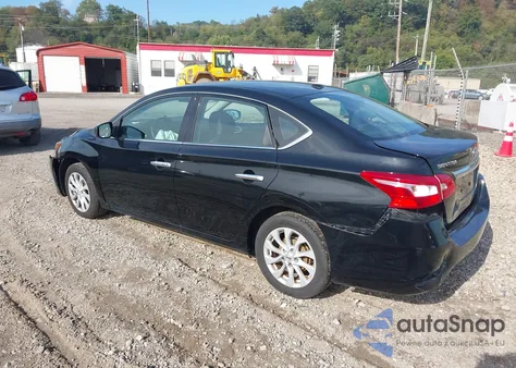 2018 Nissan Sentra Sv z USA, uszkodzony, nr VIN 3N1AB7AP9JY267456